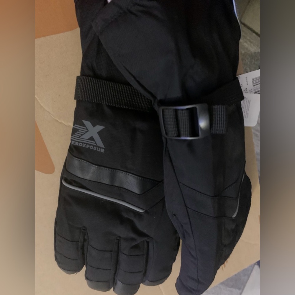 NWT ZeroXposur Black Heavyweight insulated gloves M/L